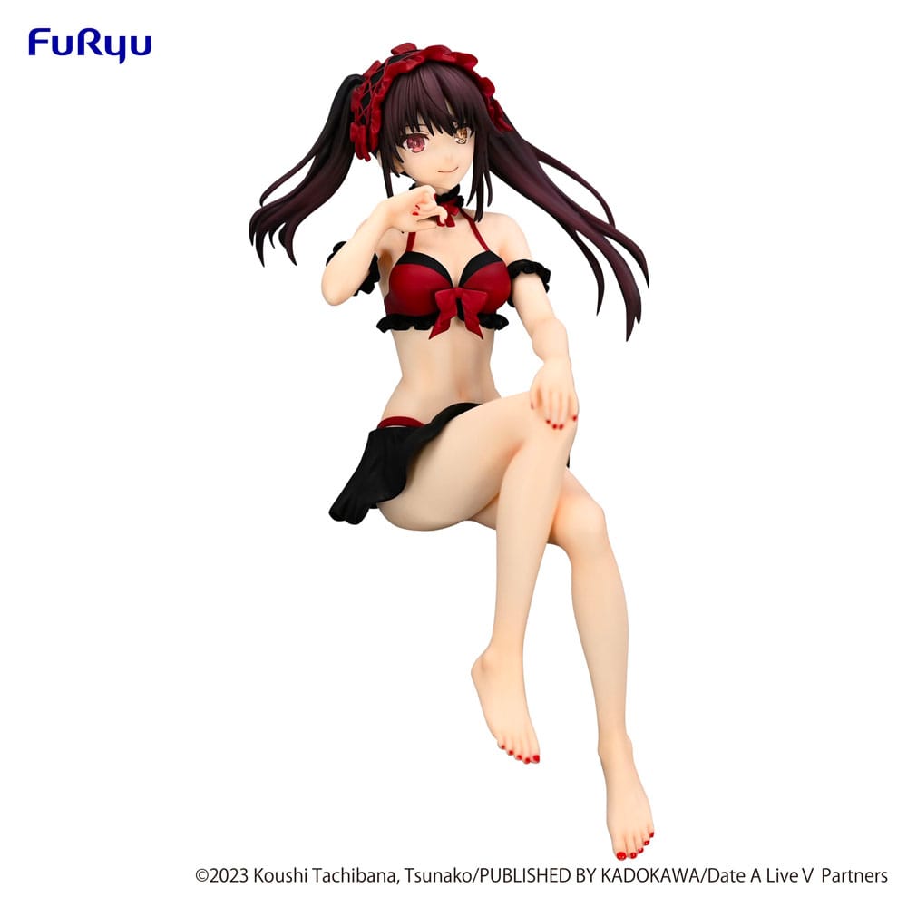 Date A Live Noodle Stopper PVC Statue Kurumi Tokisaki Swimsuit Ver. 15cm